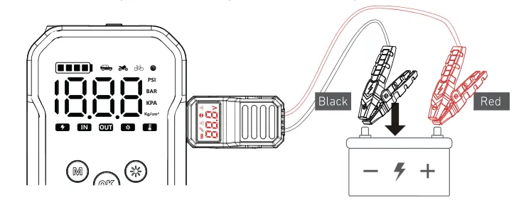 Avant d'appeler la dépaneuse pense au booster de batterie , branchement