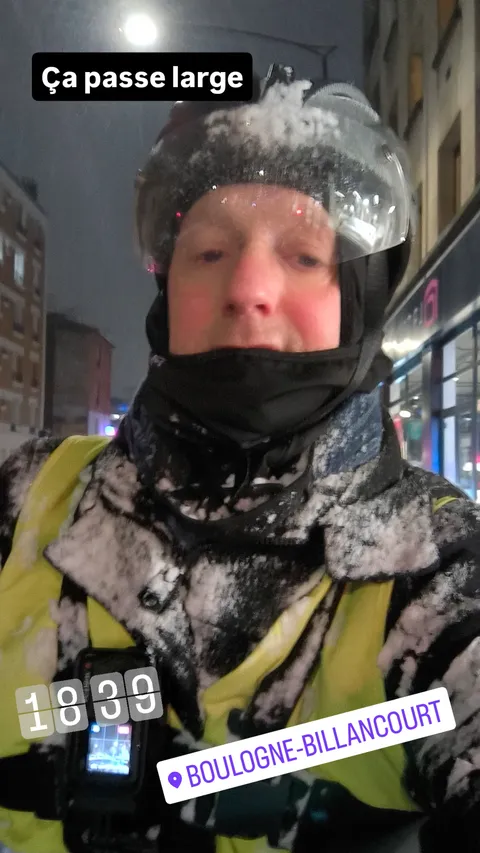 Action Cam sous la neige