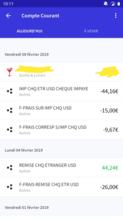 chèque US en dollar et banque française 001
