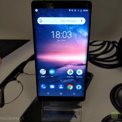 Présentation à la presse Nokia 8 Présentation presse Nokia 8